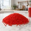 Red granular plastic raw material, general-purpose PP polypropylene granular material, industrial-grade injection molding special details Picture